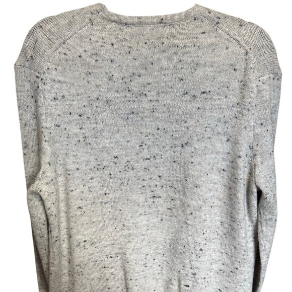 NWT Madewell Donegal Kent Cardigan Sweater Open Front Flecked Gray Size Medium - Picture 10 of 14